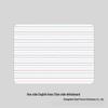 OLOEY English Handwriting Practice Whiteboard (9x12 Inch)