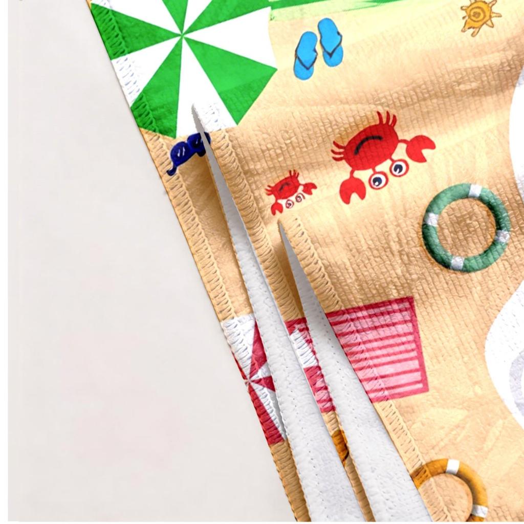 Cartoon summer seaside beach polyester microfiber beach towel is highly absorbent, suitable for swimming and beach outings