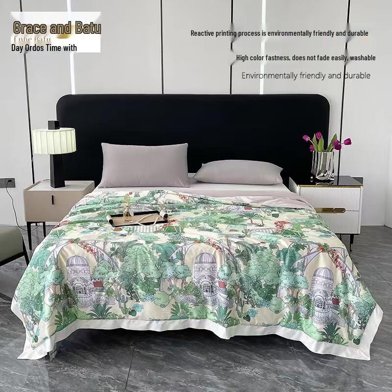 

Enhebaatu Digital Print Tencel Summer Quilt