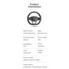 Silicone Steering Wheel Cover Suitable for 38cm Diameter Car Accessories Interior Steering Wheel Protective Decoration Universal