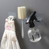 5-30pc Transparent Wall-Mounted Circular Hooks Multifunctional Storage Round Ring Hook Bathroom Home Hang Curtain Rod Bracket