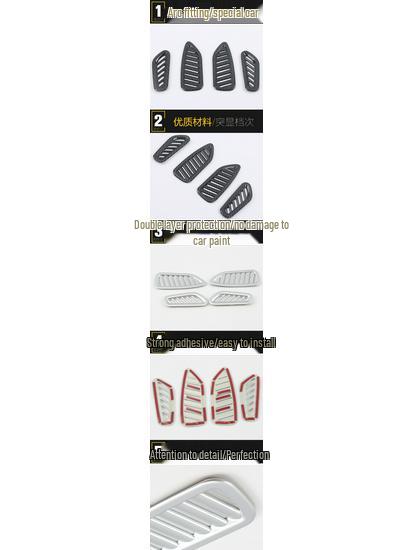 GL8-25S Dashboard & Front Air Outlet Decorative Frame Sequin - Fits 17 Models