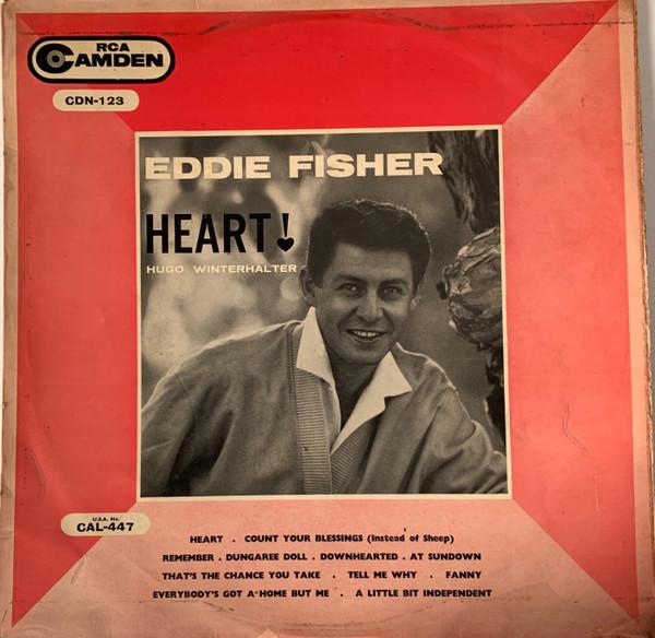 

LP Record EDDIE FISHER, HUGO WINTERHALTER ORC - Heart! CDN123 RCA Camden 1959 UK Pop Used