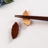 6Pcs Multifunctional Wooden Spoon Chopstick Rest Kitchen Tableware Chopstick Pillow Chopstick Holder