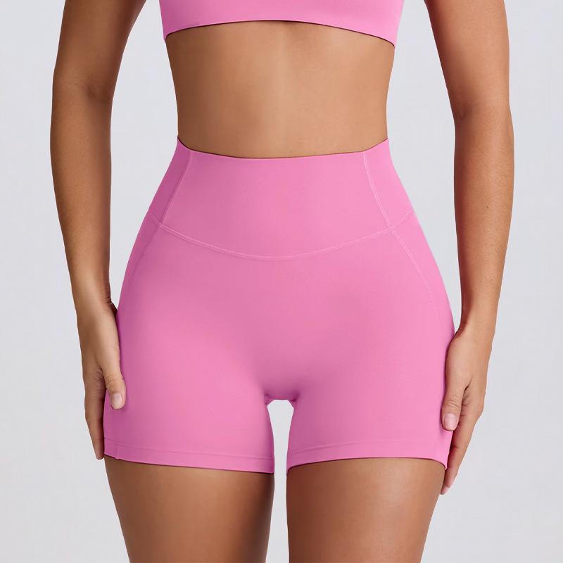 Peach buttocks belly tight yoga pants women's outer wear running sports quick-drying fitness pants three-point shorts