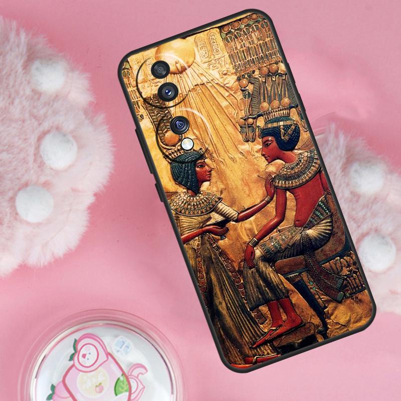 Egypt Pharaoh Mural Case For Honor Magic 7 Lite 5 6 Pro Honor 200 50 70 90 Lite X9b X9a X8b X8a X8 X9 X9c Cover