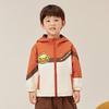 B.Duck Boys' Hooded Cartoon Color-block Windbreaker