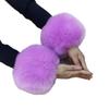 Soft Furry Wrist Sleeves for Fashionable Women and Trendy Youth Arm Warmer Multicolored Y2K Furry Wrist Cuffs