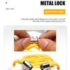 New Version Elastic No Tie Shoelaces Metal Lock Shoe Laces for Kids Adult Sneakers Quick Shoelaces Semicircle Shoestrings