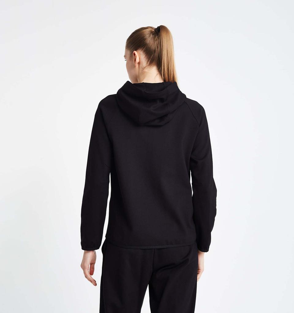 Women's Zippered Hooded Sweatshirt 24N-2138