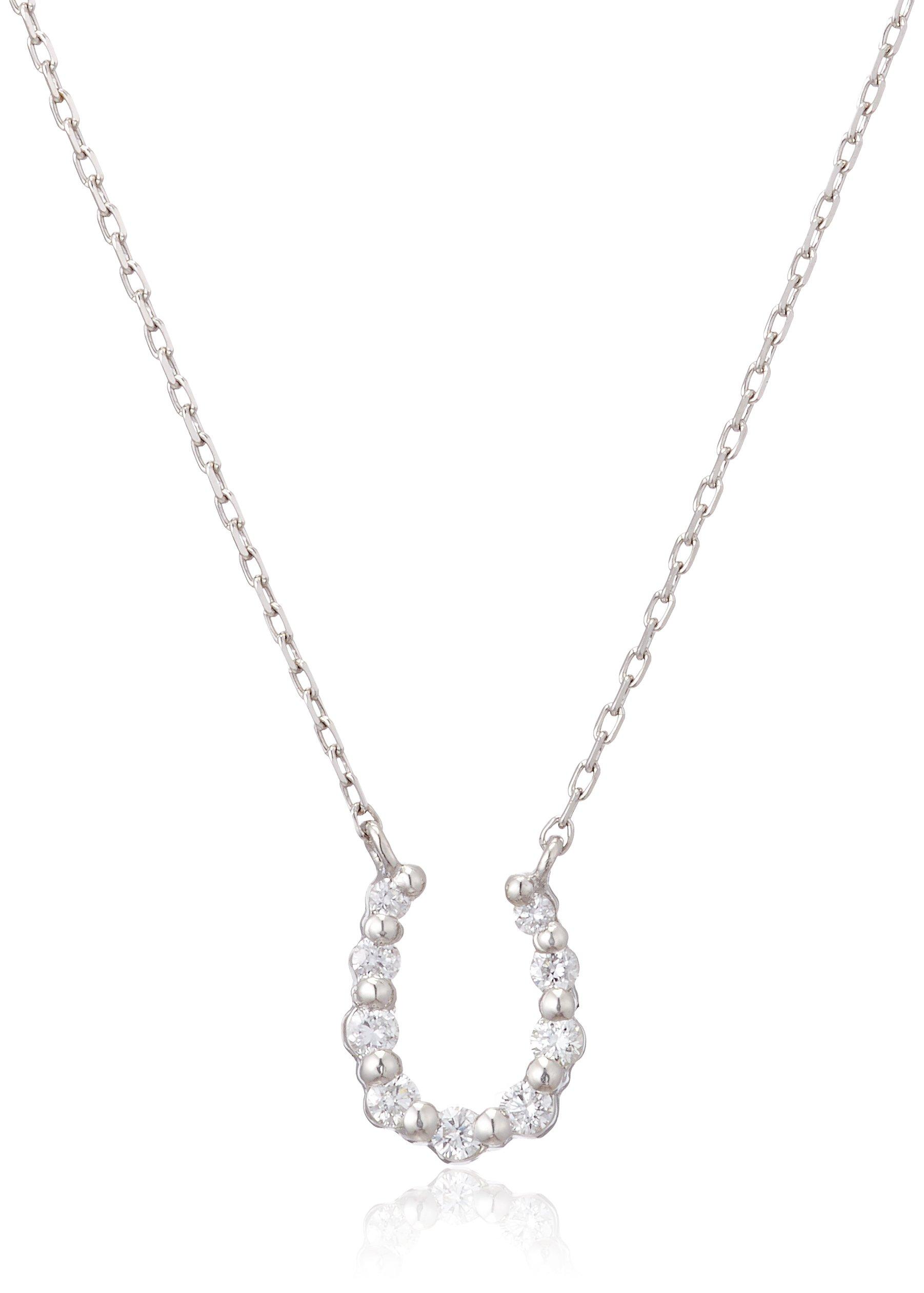 

Vendome Necklace PT900 Platinum Diamond Horseshoe GPAN007840DI [Official] [VIH Aoyama] 0.06ct