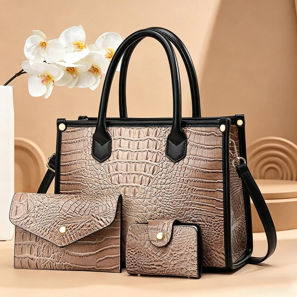 Spacious All-Match Office Tote Handbag For Ladies, Multiway Top Handle Shoulder & Crossbody Bag