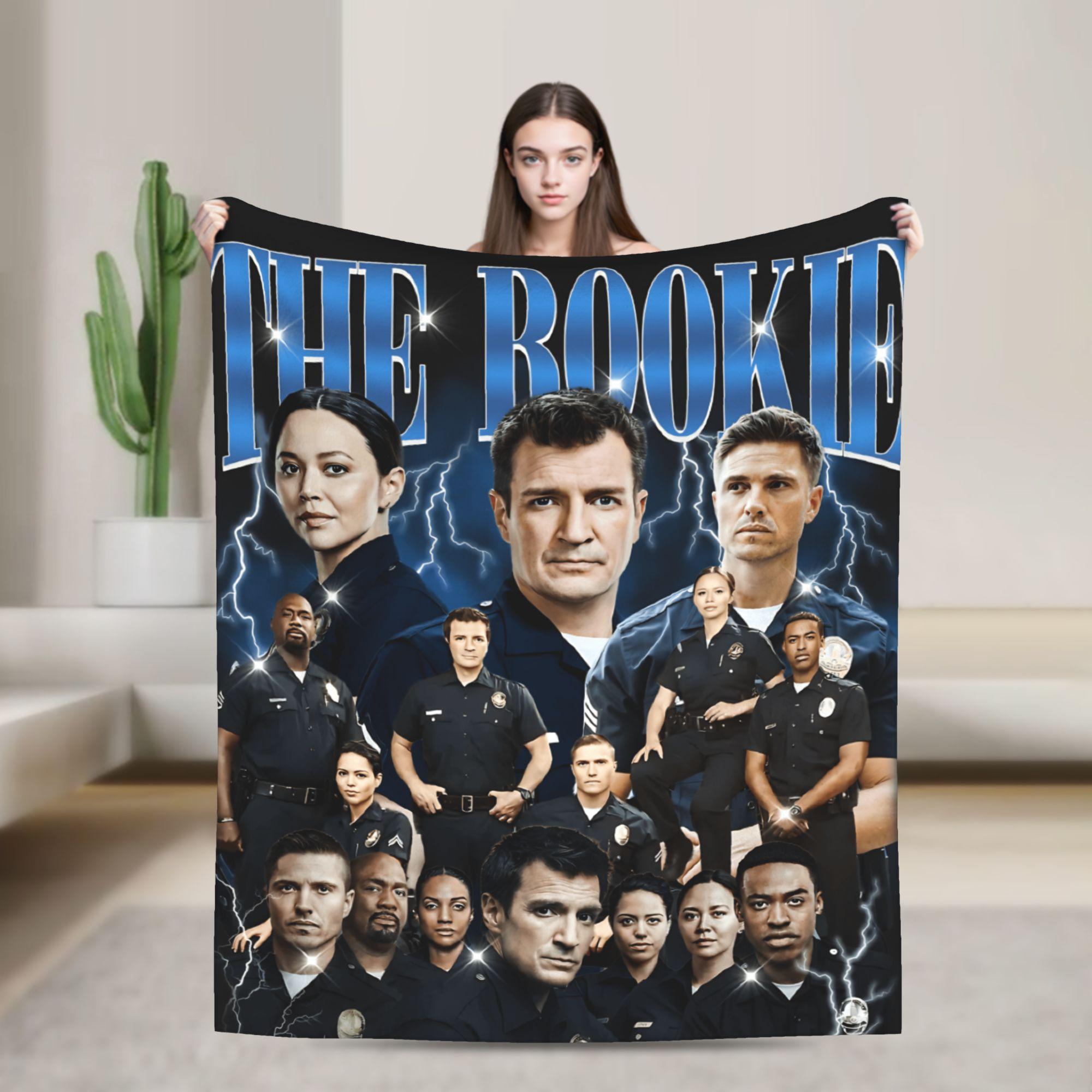 

Ограниченная серия Фланелевое одеяло The Rookie Мягкое теплое плед для дивана кресла путешествий в самолете Пушистое покрывало для кровати чехол для дивана-кровати 130x150cm