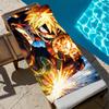 cool anime k-Katsuki b-Bakugo Towel Large Quick-Drying Microfiber soft Beach Towel for Travel Fitness Sauna Bathing Camping