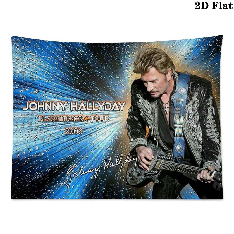 Johnny Wall Tapestry Aesthetic Wall Hanging Printed Fabric Blanket Decorative Tapestries for Bedroom Living Room Home Decor