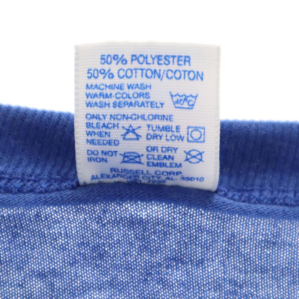 Russell Athletic 90s Made In USA Old Short Sleeve T-shirt XL Blue Men's Used