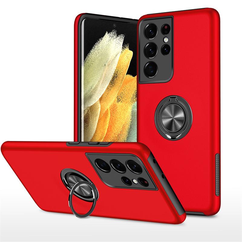 Suitable for Samsung S25 Ultra Magnetic Suction Bracket Anti Fall Mobile Phone Case A53 Hidden God Ring Protection Case