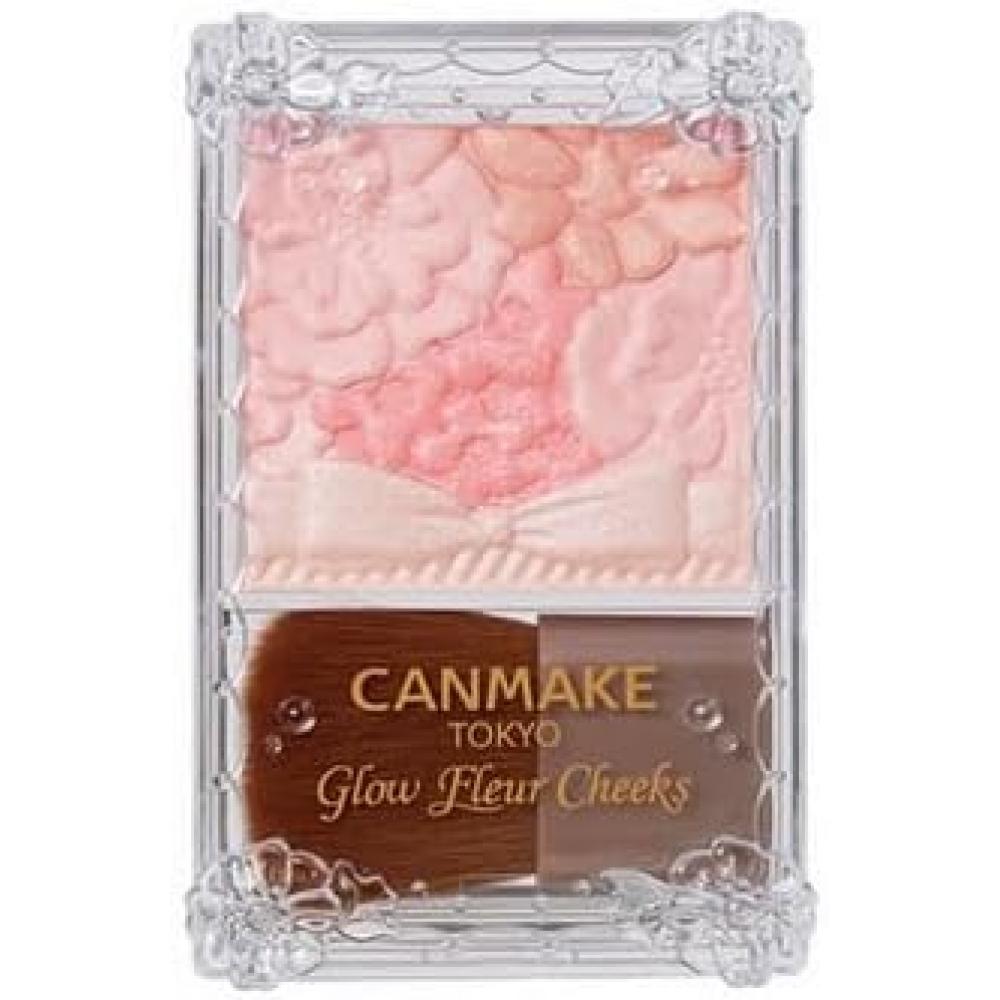 Unbranded Glow Fleur Cheeks 6.3g Powder Cheek  18 Peach Whip Fleur  Regular 18 Peach Whip Fleur