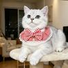 Summer Pearl Bow Cat Collar Scarf