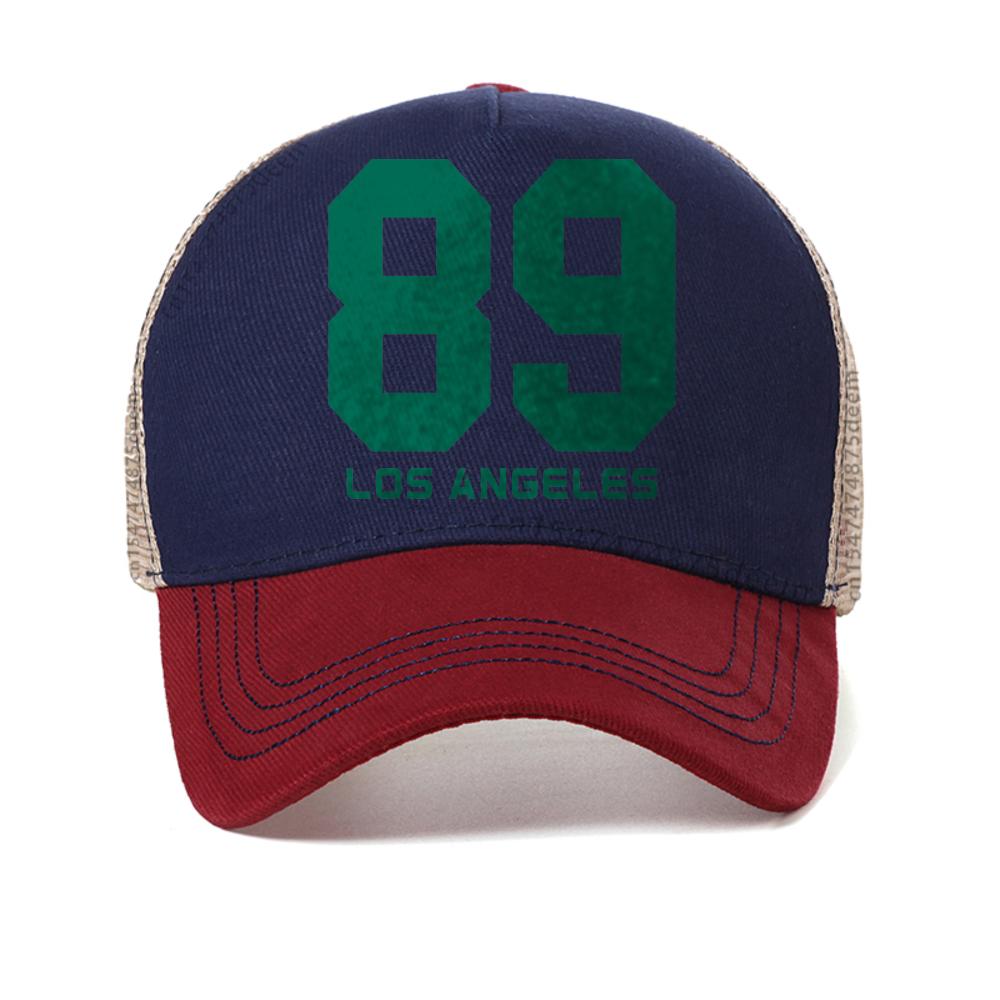 Hip Hop Street 89 Los Angeles Baseball Cap Unisex Casual Summer Harajuku Breathable Caps Unisex Women Outdoor Sun Mesh Snapback Hat
