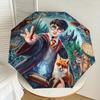 1PC Harry Potter Magic Umbrella-8-Rib Reinforced, Automatic Open, Lightweight & Durable, Cute Fashion Accessory for Outdoor, D2700