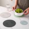 Round Resistant Pot Pan Silicone Mat Non-Slip Cup Coasters Table Placemat Tea Protection Pad Kitchen Gadgets Accessories