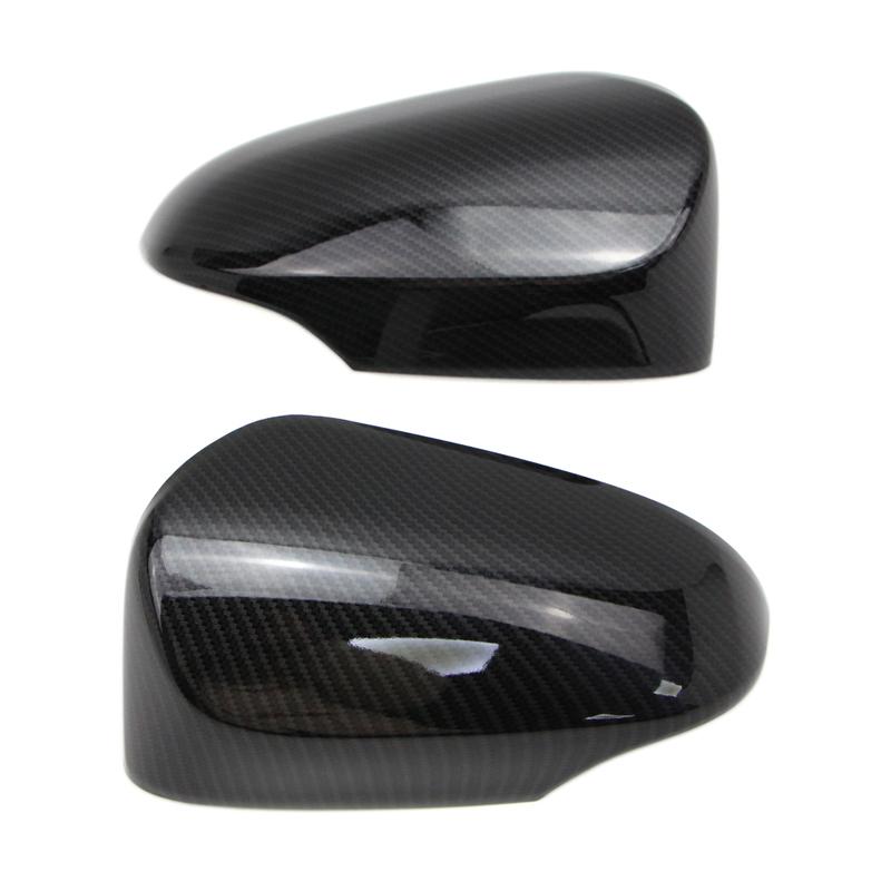 Side Wing Mirror Cover for Toyota C-HR CHR 2017 2018    Carbon Fiber Style Exterior Rearview Mirror Cap Cover Trim
