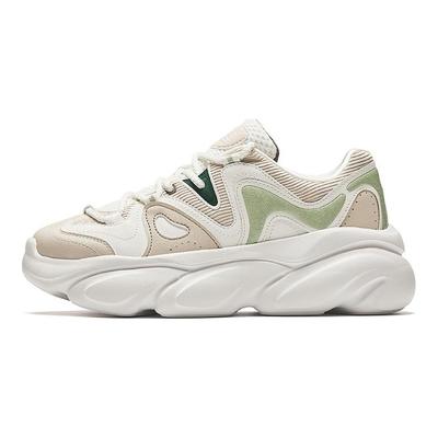 Lifestyle Series Trendy Thick Sole Wear-Resistant Lightweight Low-Top Casual Shoes Women Casual Shoes Chalk-White 122438886R-2