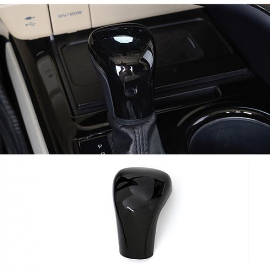 Bright Black ABS Gear Shift Knob Cover Trim For Toyota Camry 2018-2023