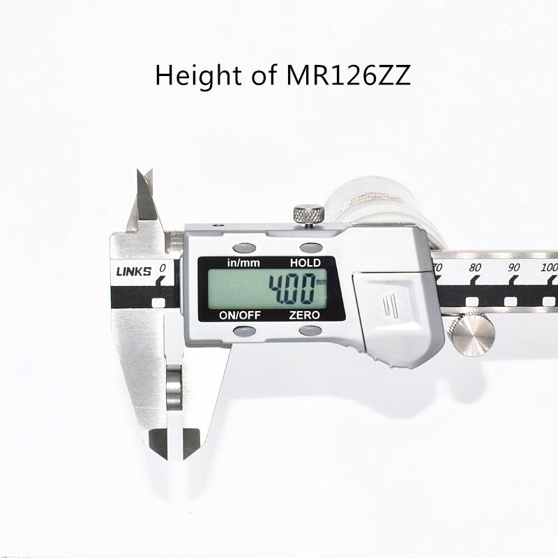 MR126ZZ Miniatur Lager 10 Stück 6*12*4(mm)
