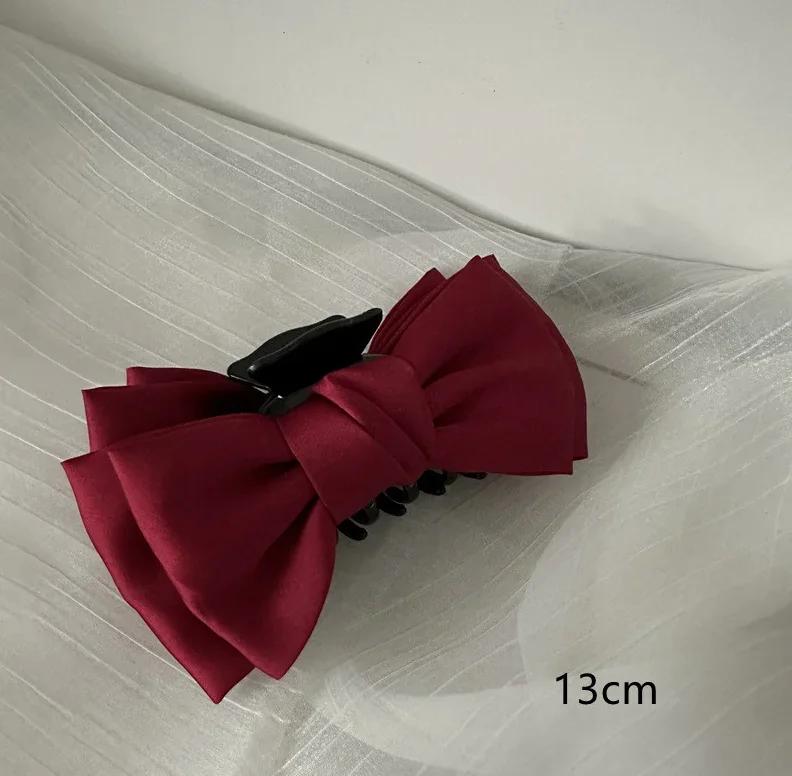 Big Size Bow Hair Claw Sweet Kawaii Hair Clip Claw Clamp Girls Hair Clips Headwear Women Hair Accessories