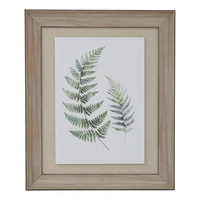 Hill Interiors Fern Duo Wood Framed Art Print