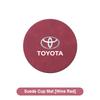 Suede Car Coaster Mat Water Cup Slots Non-Slip Pad For Toyota Corolla Yaris Chr Auris RAV4 Land Cruiser Camry Highlander