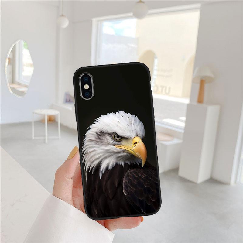 LO51 Hawk Eagle Soft Shell Phone Case for Redmi Note 10 11 12 Pro Max 10S 10C 10T 11A 11S 12S 12C