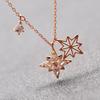Swarovski Symbolica Artificial Crystal Necklaces Womens Rose Gold tone Plated