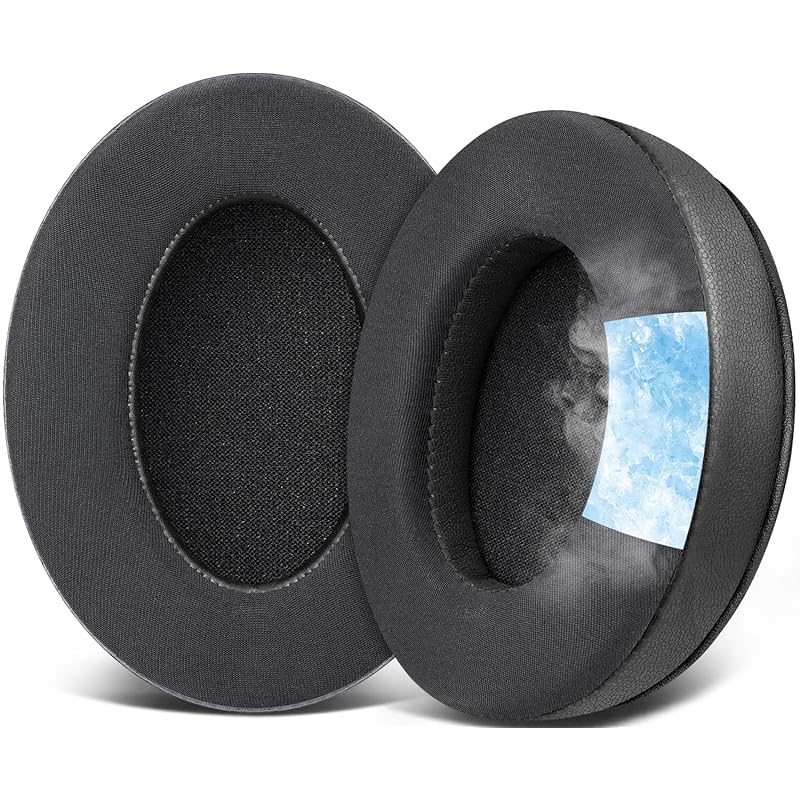 

SOULWIT cooling gel pad ear pads for HyperX Cloud 1/2/3/Pro/Core/Alpha/Alpha S/Alpha Pro/Flight/Flight S/Stinger/Stinger S, CloudX Stinger/Stinger