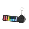 Tiny Electronic Keyboard Key Chain Gift for Piano Teacher Music Lovers Teens Colorful