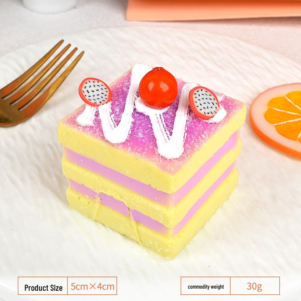 Simulated PU Cake Model: Wedding/Birthday Display Prop & Pretend Play Toy
