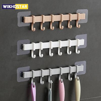 Multifunktions-Küchen-Aufbewahrungshaken, Schrank, 6 Haken, Startseite, Organizer, Lagerregal, Speisekammer, Brust, Werkzeuge, Handtücher, Kleiderbügel, Kleiderschrank