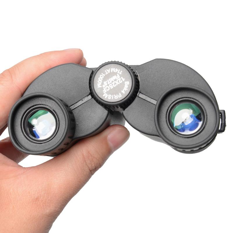 Binoclu 12X25 HD Mini Telescop Portabil BAK4 Acoperit FMC Telescop Exterior Observarea Păsărilor Vânătoare Călătorie Camping Joc cu Minge