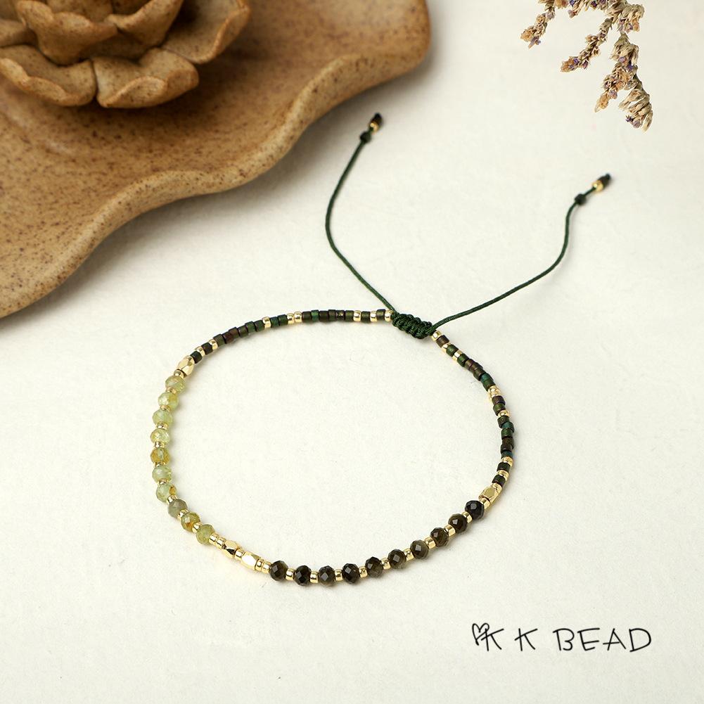 Rice Beads Hand Woven Bracelet Bohemian Bracelet