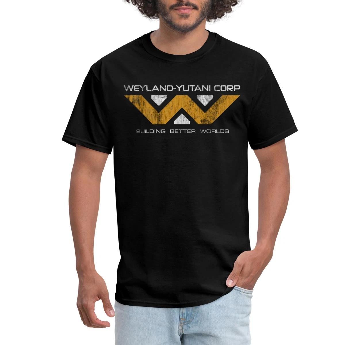 Мужская футболка с логотипом Weyland-Yutani Corp из фильма «Чужой» XXL