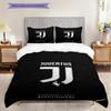 Emblema del Football Club Juventus Set da tre pezzi (1 * copripiumino + 2 * federa, senza nucleo) Copripiumino e federa Set biancheria da letto