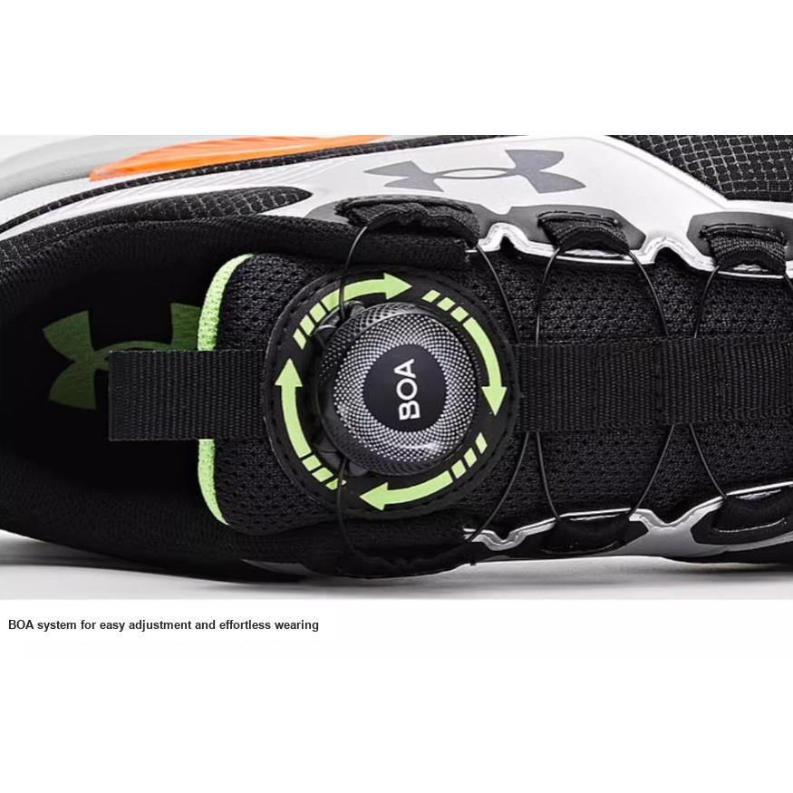 Under Armour Fabric Knob Thick Sole Sports Shoes Fashion Versatile Comfortable Physical Test Low Top Kids Running Shoes Kids Sneakers 2441104