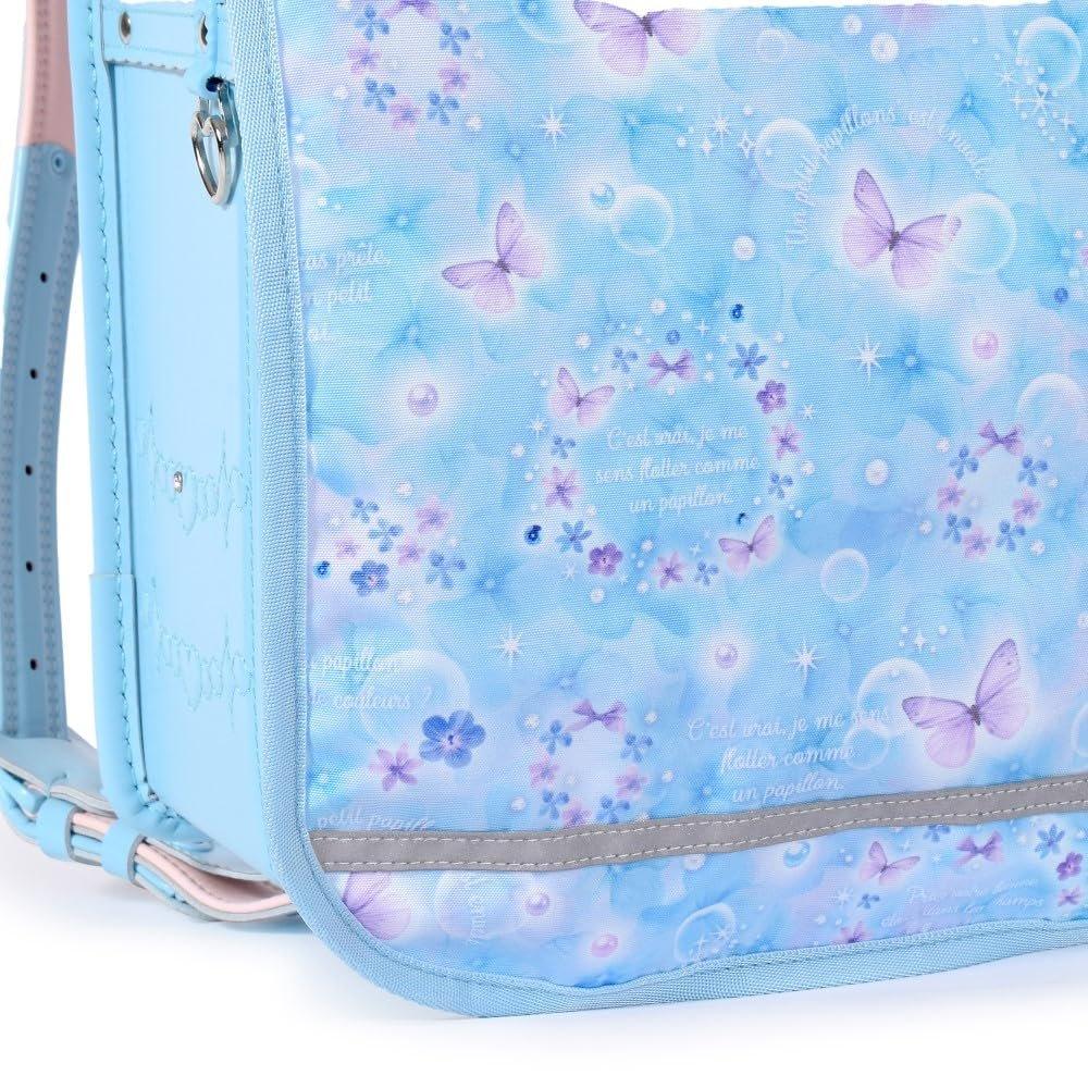COLORFUL CANDY STYLE Randoseru School Bag Cover Moonlight Butterfly Water-Repellent Lightweight with Reflector for Girls