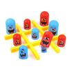 Kids' Educational Matryoshka Tic-Tac-Toe & Connect-the-Dots Card Game Set