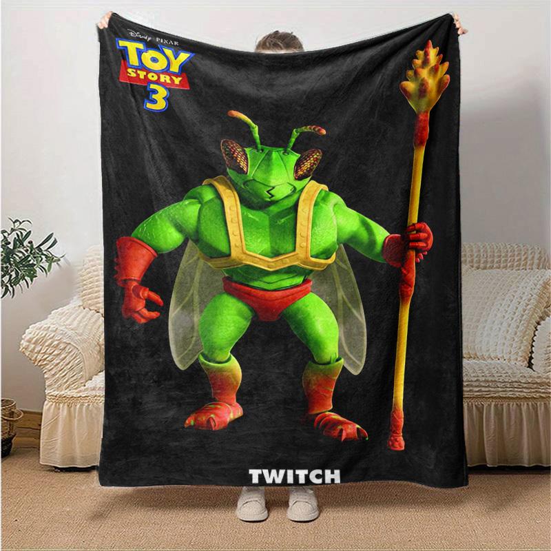 1pc, Toy Story 3 Twitch Blanket Perfect for Home Decor, Couch Blanket, Outdoor Blanket, Gift Idea, Flannel Throw, Suitable for Bedroom