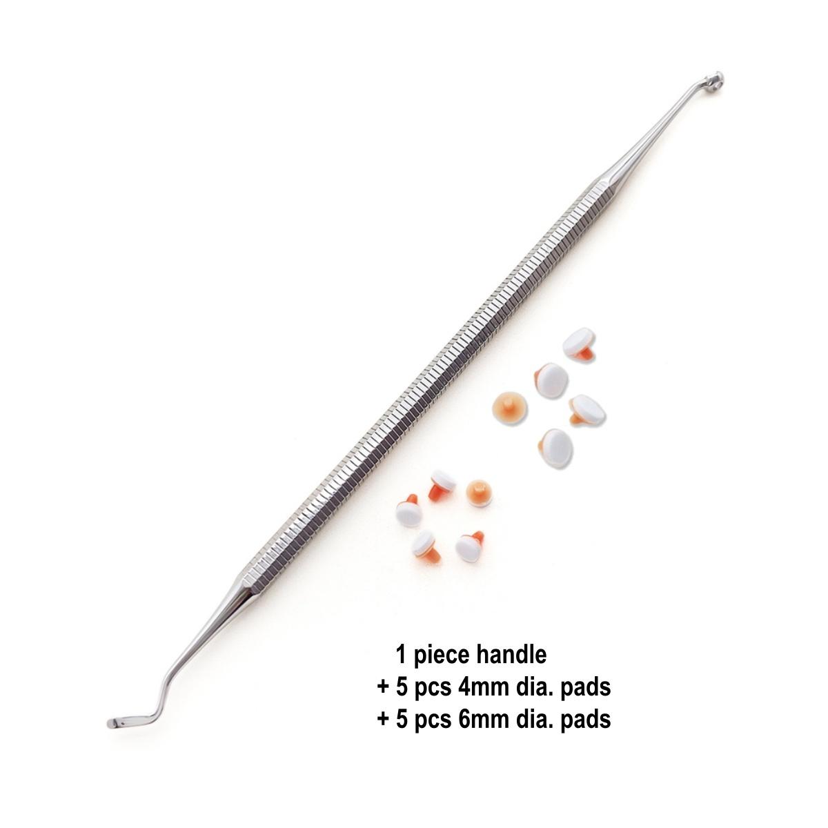 

1 шт. Инструмент для моделирования стоматологических композитных смол, шпатель для заполнения, набор инструментов, подушечки для лепки, ручка для смешивания, подушечки из пеноматериала, L/S one set 10pcs mxied