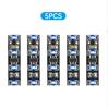 3.7V-4.2V 4-Channel Battery Metering Module High Precision 1S Li-ion/LiPo Battery Tester 3-Color LED Indicator Compact Design