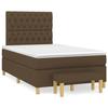 Maison Exclusive - Sommier à lattes de lit avec matelas Marron foncé 120x200 cm